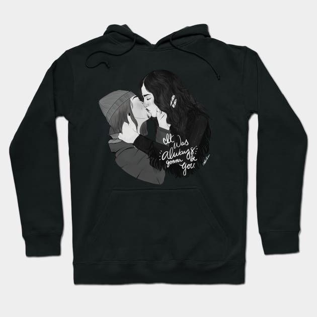 Wynhaught kiss - it was always gonna be you Hoodie by wynhaaughtcolbs